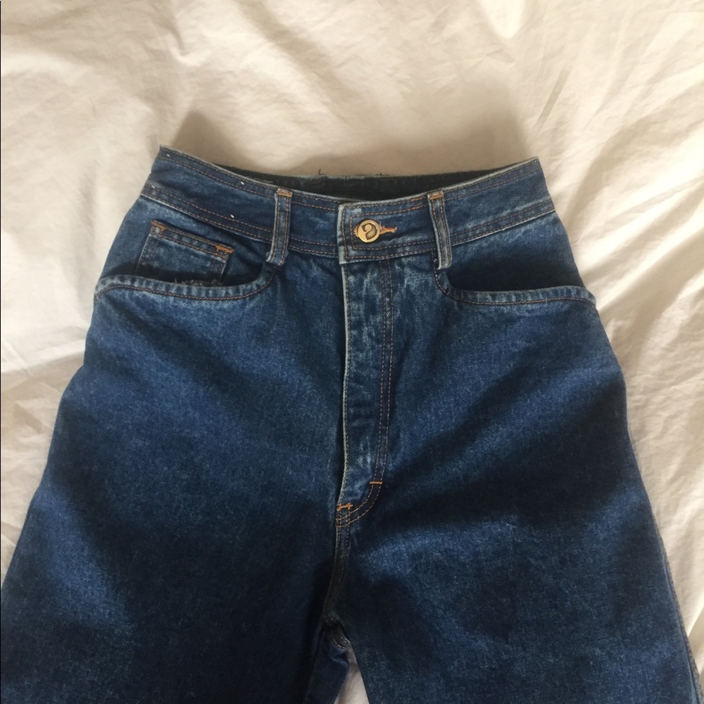 Vintage High-waist Work Denim